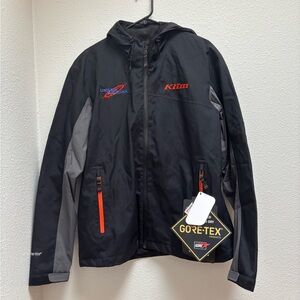 NWT Klim Mens Black Stow Away Gore-TEX Jacket Size Large